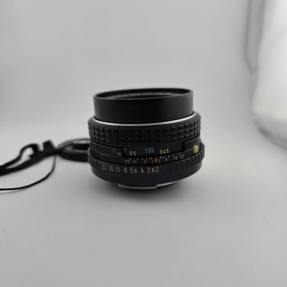 Asahi‎ SMC Pentax-M 50mm f/2 Manual Focus Lens w/ Cap Tested Works